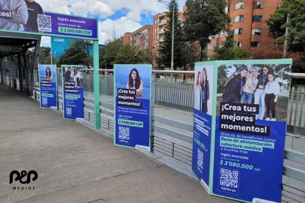 Publicidad en Transmilenio Activación de marca