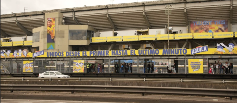 Estrategia outdoor de P&P Medios y Cerveza Águila para la despedida de la Selección Colombia