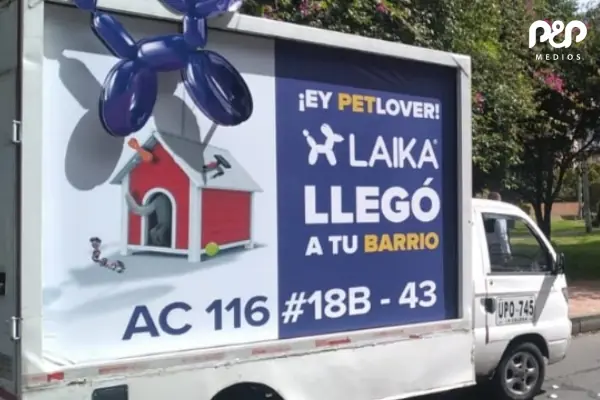 Vallas móviles Vallas móviles de LAIKA