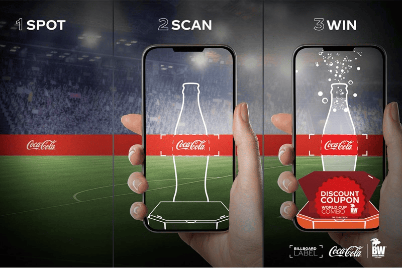 Activación BTL de Coca-Cola en el estadio El Campín